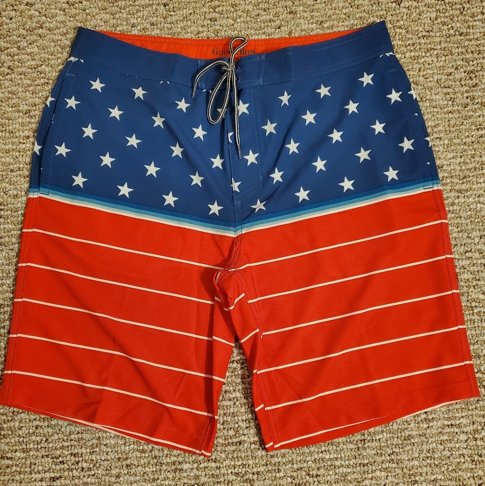 Men's American Flag Boardshorts